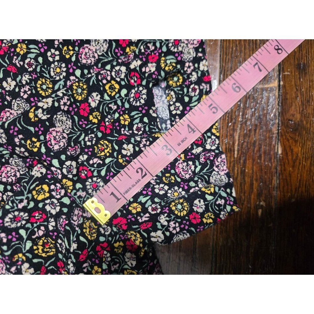 LOFT Floral v-neck Romper Large Botanical Cottagecore Spring - Picture 11 of 16